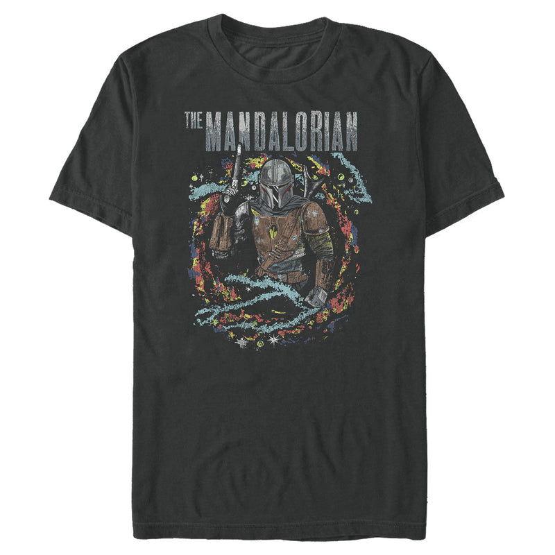Men's Star Wars: The Mandalorian Cosmic Mando T-Shirt