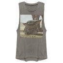 Junior's Star Wars: The Mandalorian The Child Square Frame Festival Muscle Tee