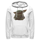 Men's Star Wars: The Mandalorian The Child Portrait Pull Over Hoodie