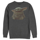 Men's Star Wars: The Mandalorian The Child Portrait Sweatshirt