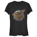 Junior's Star Wars: The Mandalorian The Child Circle Halo T-Shirt