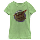 Girl's Star Wars: The Mandalorian The Mandalorian The Child Circle Halo T-Shirt