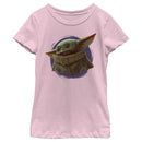 Girl's Star Wars: The Mandalorian The Mandalorian The Child Circle Halo T-Shirt