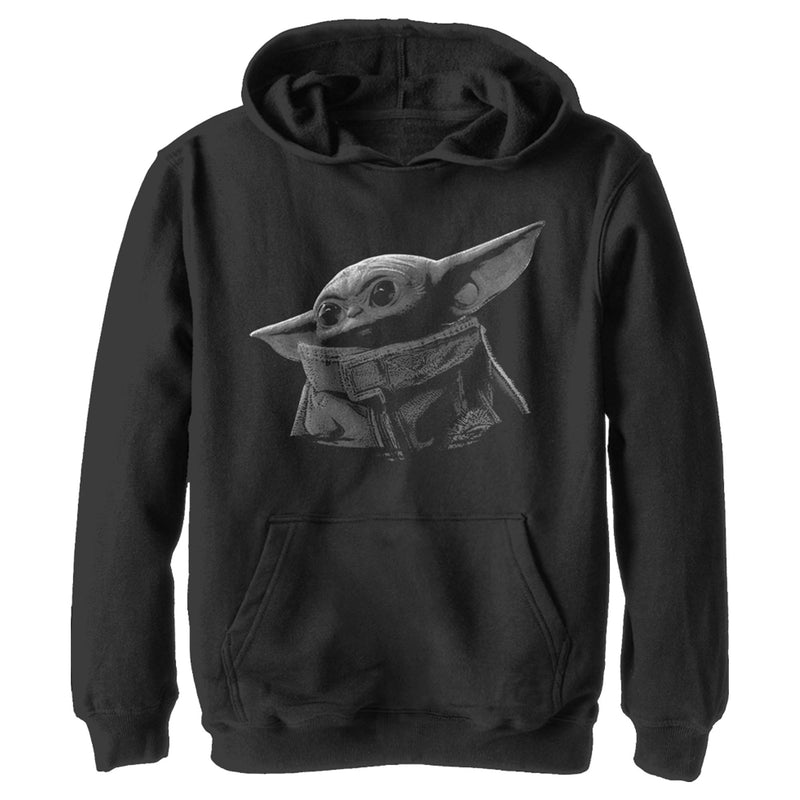 Boy's Star Wars: The Mandalorian The Child Shadow Pull Over Hoodie
