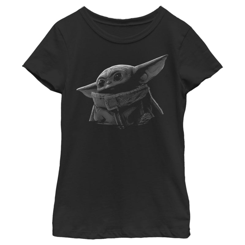 Girl's Star Wars: The Mandalorian The Child Shadow T-Shirt