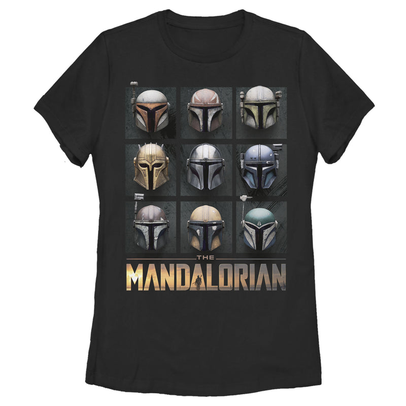 Women's Star Wars: The Mandalorian Helmet Box Up T-Shirt