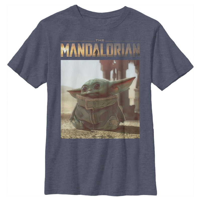 Boy's Star Wars: The Mandalorian The Child Scene T-Shirt