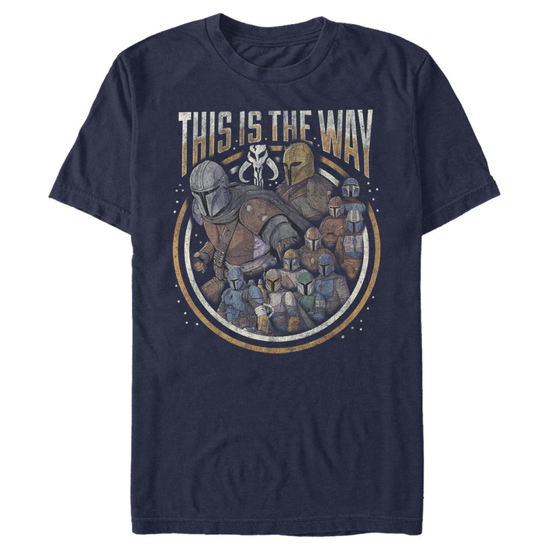 Men's Star Wars: The Mandalorian Group Shot This Is The Way T-Shirt