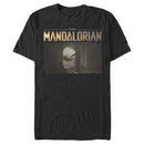 Men's Star Wars: The Mandalorian The Child Bounty Logo Silhouette T-Shirt