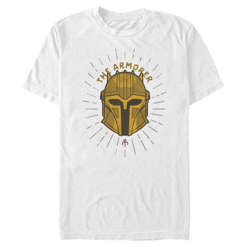 Men's Star Wars: The Mandalorian The Armorer Helmet T-Shirt