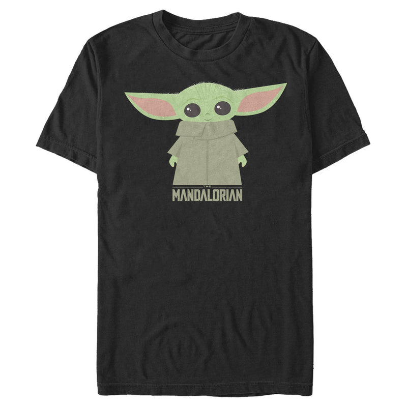 Men's Star Wars: The Mandalorian The Child Cartoon Art T-Shirt