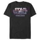 Men's Star Wars: The Mandalorian The Child Sunset Logo T-Shirt