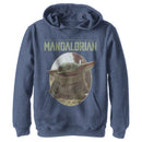 Boy's Star Wars: The Mandalorian The Child Oval Frame Pull Over Hoodie