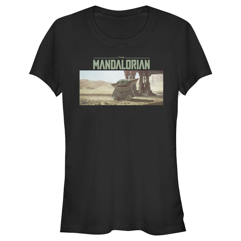 Junior's Star Wars: The Mandalorian The Child Desert Walking T-Shirt