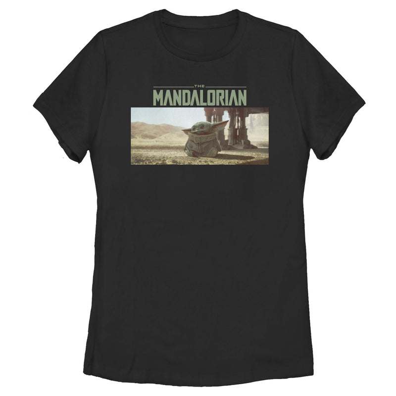 Women's Star Wars: The Mandalorian The Child Desert Walking T-Shirt