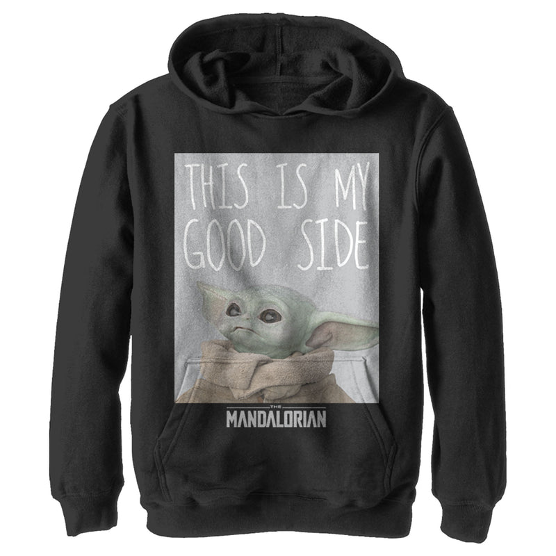 Boy's Star Wars: The Mandalorian The Child This Is My Good Side Pull Over Hoodie