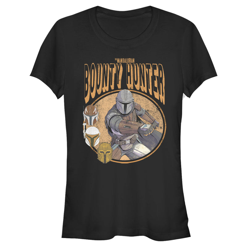 Junior's Star Wars: The Mandalorian Mando Bounty Hunter Fist T-Shirt