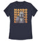 Women's Star Wars: The Mandalorian Mando Text Stacked T-Shirt