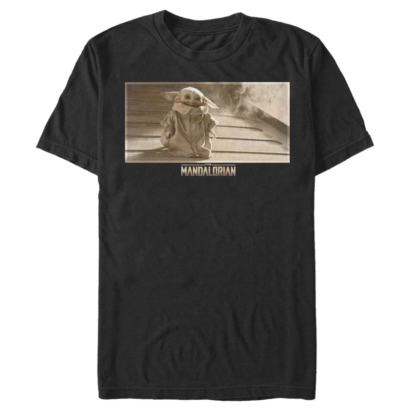 Men's Star Wars: The Mandalorian The Child Ramp Ears Down T-Shirt