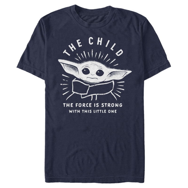 Men's Star Wars: The Mandalorian The Child Force Is Strong T-Shirt