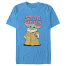 Men's Star Wars: The Mandalorian The Child 80's Retro Cartoon T-Shirt