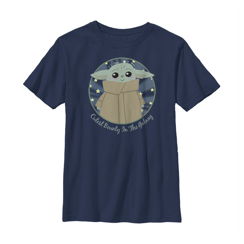 Boy's Star Wars: The Mandalorian The Child Cutest Bounty in the Galaxy T-Shirt