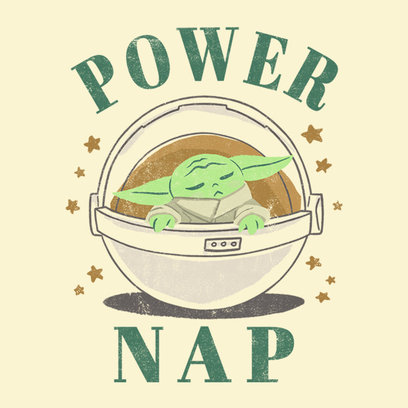 Men's Star Wars: The Mandalorian The Child Power Nap Bassinet T-Shirt
