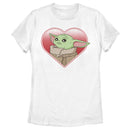 Women's Star Wars: The Mandalorian The Child Heart Look T-Shirt