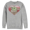 Men's Star Wars: The Mandalorian The Child Heart Look Sweatshirt