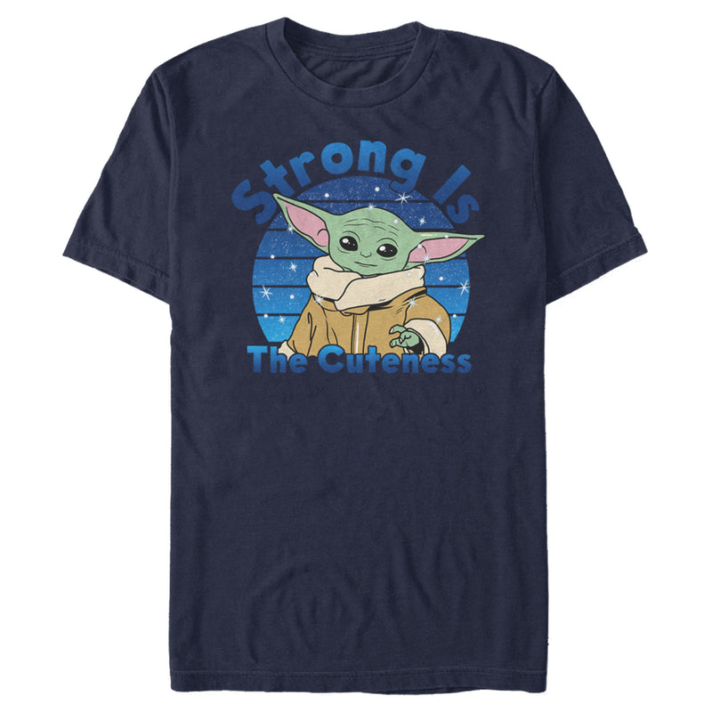 Men's Star Wars: The Mandalorian The Child Strong is the Cuteness T-Shirt