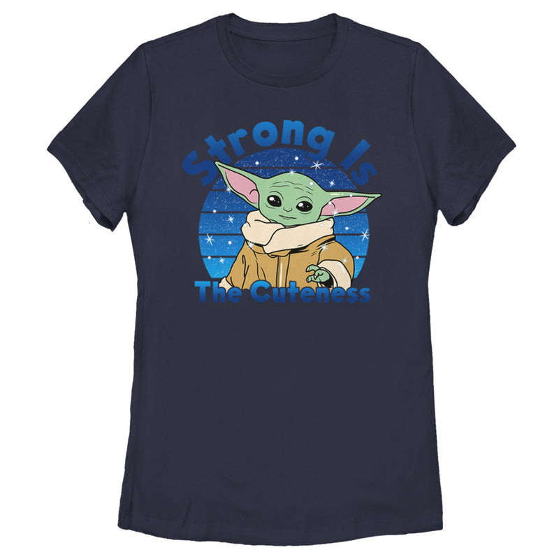 Women's Star Wars: The Mandalorian The Child Strong is the Cuteness T-Shirt