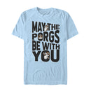 Men's Star Wars The Last Jedi May the Fourth Porgs Be With You T-Shirt