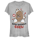 Junior's Star Wars Valentine's Day Lost Without Chew and Porgs T-Shirt