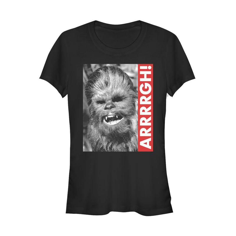 Junior's Star Wars Chewie Arrrrgh Poster T-Shirt