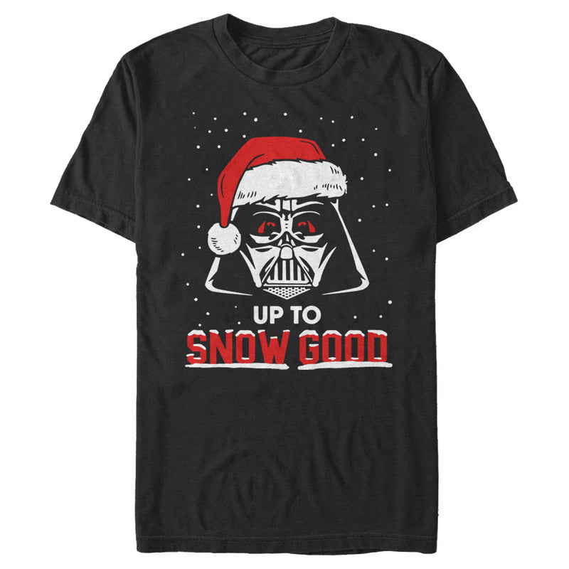 Men's Star Wars Christmas Vader Snow Good T-Shirt