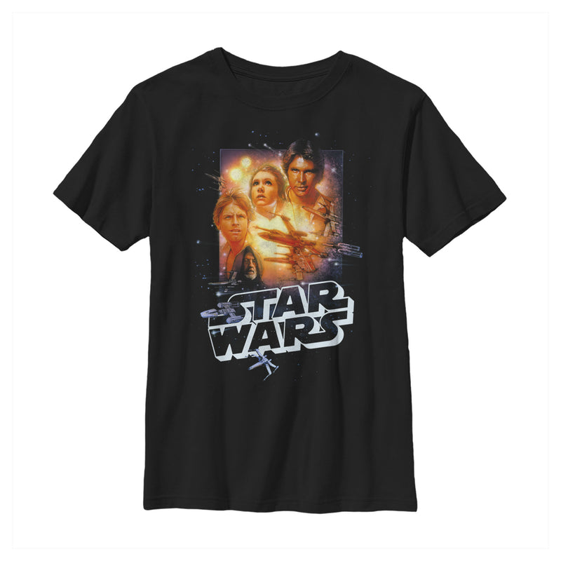 Boy's Star Wars Vintage Rebel Frame T-Shirt