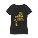 Girl's Star Wars Ewok Endor Forest Feather T-Shirt