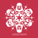 Men's Star Wars Christmas Dark Side Snowflakes T-Shirt