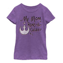 Girl's Star Wars: A New Hope Mother's Day Mom Runs Galaxy T-Shirt