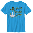 Boy's Star Wars: A New Hope Mother's Day Mom Runs Galaxy T-Shirt