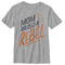 Boy's Star Wars Mother's Day Mom Raised a Rebel T-Shirt