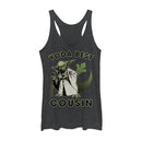 Women's Star Wars Yoda Best Cousin Racerback Tank Top