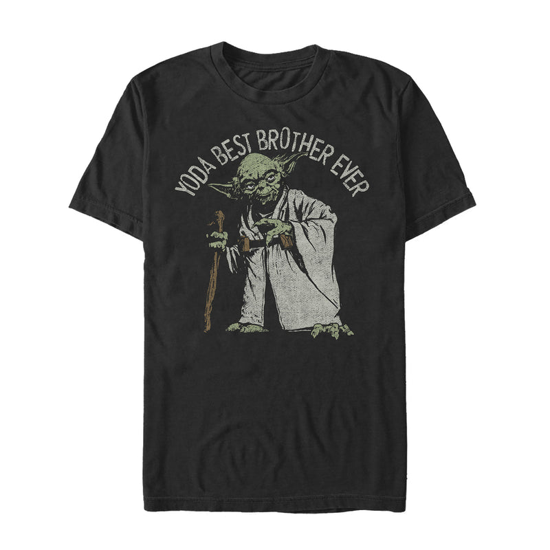 Men's Star Wars Yoda Best Brother Ever T-Shirt