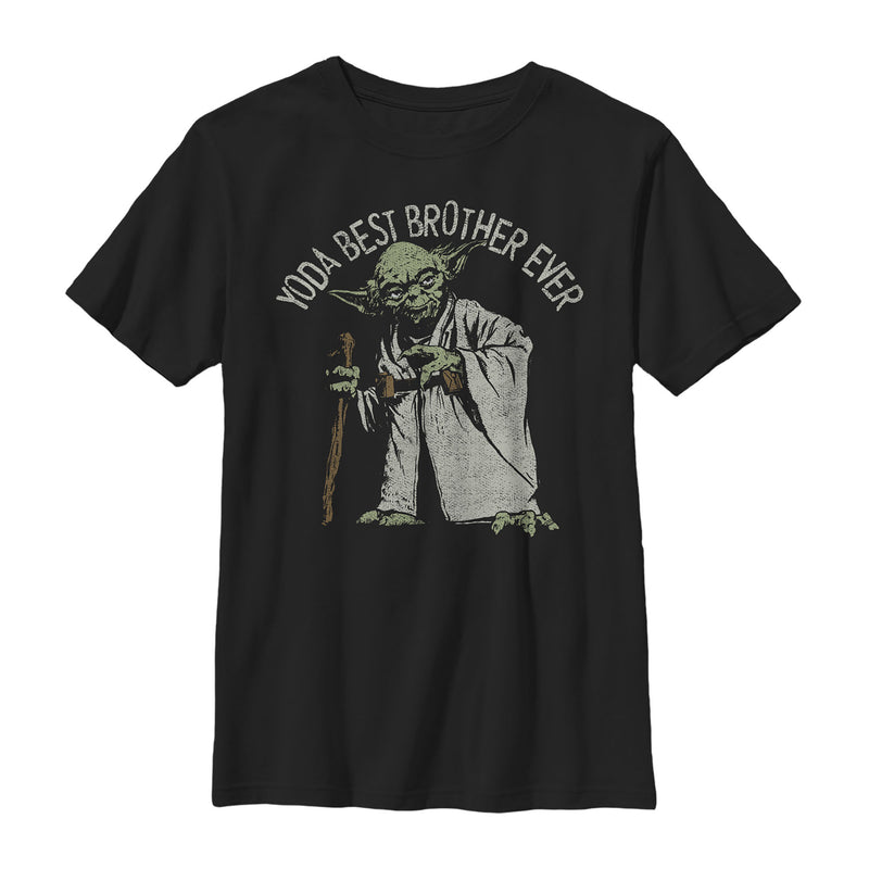 Boy's Star Wars Yoda Best Brother Ever T-Shirt