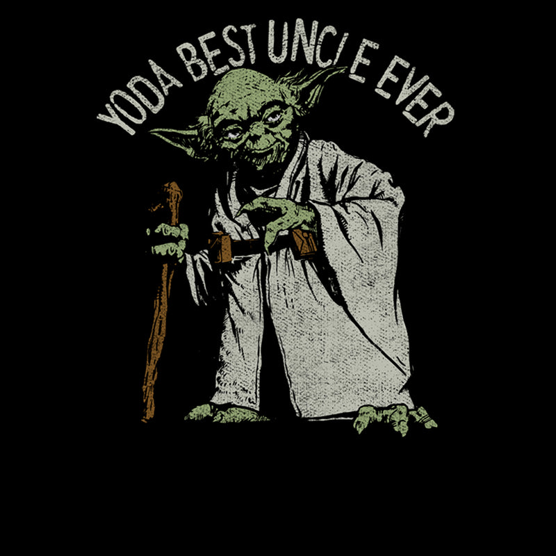 Men's Star Wars Yoda Best Uncle Ever T-Shirt