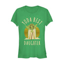 Junior's Star Wars Yoda Best Daughter Cartoon T-Shirt