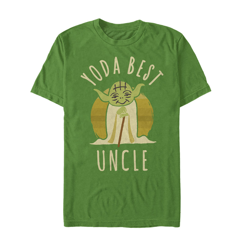 Men's Star Wars Yoda Best Uncle Cartoon T-Shirt