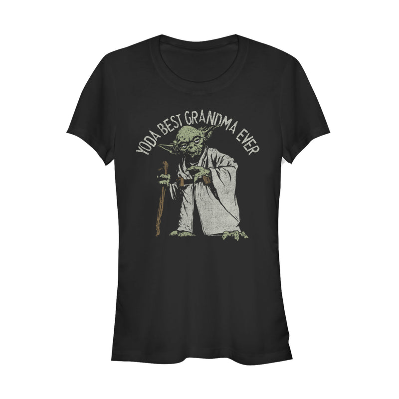 Junior's Star Wars Yoda Best Grandma Ever T-Shirt