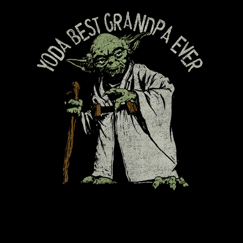 Men's Star Wars Yoda Best Grandpa Ever T-Shirt