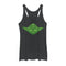 Women's Star Wars St. Patrick's Yoda Clover Face Racerback Tank Top